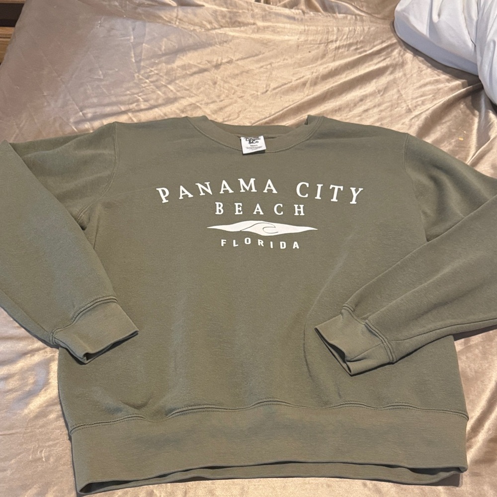 Panama City Beach Olive Green Men's Sweater
